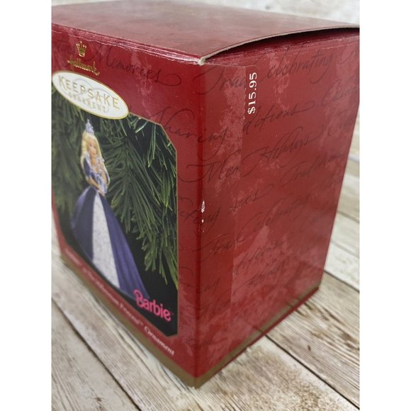 Vtg 1999 Hallmark Keepsake - Barbie As The Millennium Princess Ornament Y2K - Picture 4 of 16